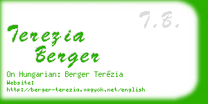 terezia berger business card